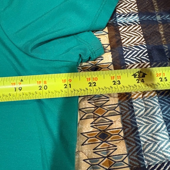 Talbots Teal back key hole button closure Women's Top 1X - Picture 7 of 9